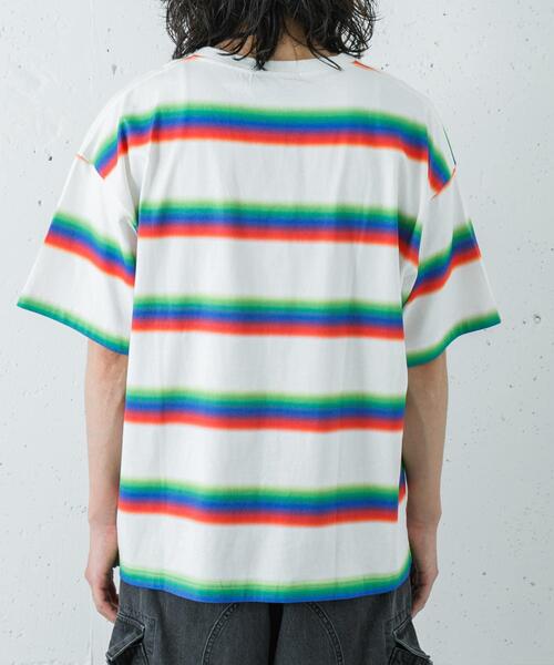 LOTTO(ロット)の「LOTTO MULTI BORDER T-SHIRTS(Tシャツ/カットソー・メンズ・ホワイト・X-LARGE/MEDIUM/LARGE)」の10枚目の写真