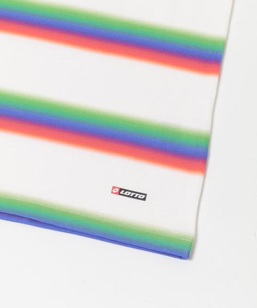 LOTTO(ロット)の「LOTTO MULTI BORDER T-SHIRTS(Tシャツ/カットソー・メンズ・ホワイト・X-LARGE/MEDIUM/LARGE)」の12枚目の写真