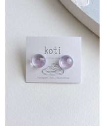 【koti】Valo aurora round ピアス(MA)