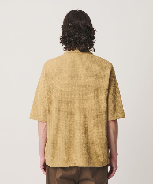 BEAUTY&YOUTH UNITED ARROWS(ビューティーアンドユースユナイテッドアローズ)の「ブークレ ツイードライク ニット シャツ ウォッシャブル(シャツ/ブラウス・メンズ・マスタード/ブラック・L/M/S/XL)」の9枚目の写真
