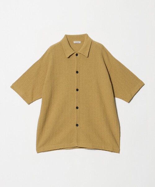 BEAUTY&YOUTH UNITED ARROWS(ビューティーアンドユースユナイテッドアローズ)の「ブークレ ツイードライク ニット シャツ ウォッシャブル(シャツ/ブラウス・メンズ・マスタード/ブラック・L/M/S/XL)」の10枚目の写真
