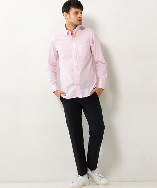 UNITED ARROWS（ユナイテッドアローズ）の「◎UAS オックス ボタンダウン シャツ◆（シャツ/ブラウス・メンズ・ライトピンク・MEDIUM/LARGE/X-SMALL/SMALL）」の6枚目の写真