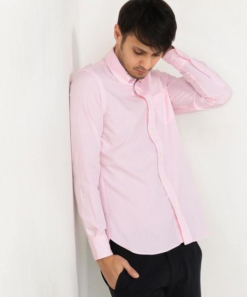 UNITED ARROWS（ユナイテッドアローズ）の「◎UAS オックス ボタンダウン シャツ◆（シャツ/ブラウス・メンズ・ライトピンク・MEDIUM/LARGE/X-SMALL/SMALL）」の4枚目の写真