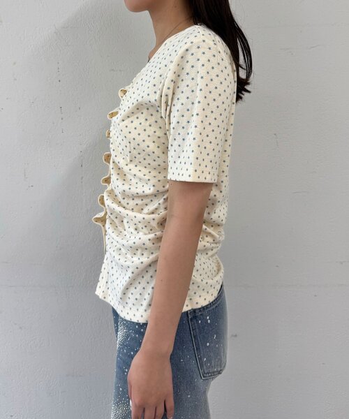 CIAOPANIC（チャオパニック）の「スターシャーリングTEE（Tシャツ/カットソー・レディース・イエロー/ネイビー・FREE）」の18枚目の写真
