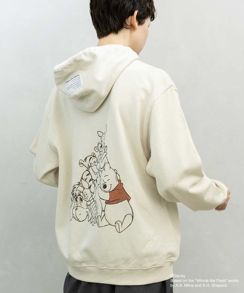 MARECHAL TERRE(マルシャルテル)の「くまのプーさん / フーディー / MARECHAL TERRE(パーカー・レディース・グレー/ネイビー/グレイッシュベージュ/チャコールグレー・MEDIUM)」の17枚目の写真