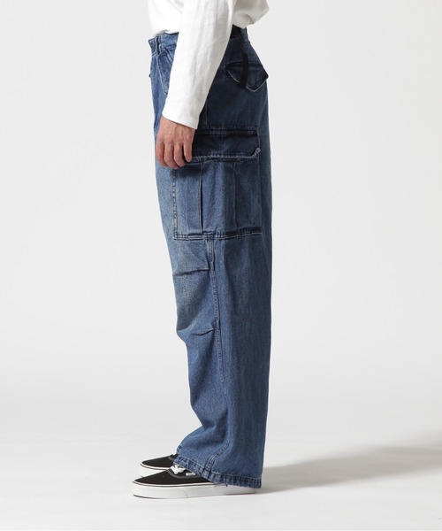 AVIREX(アヴィレックス)の「《WEB&DEPOT限定》M-65 FATIGUE DENIM PANTS / M-65 ファティーグ デニム パンツ / AVIREX / アヴィレックス(デニムパンツ・メンズ・インディゴブルー/ブラック・X-SMALL/MEDIUM/SMALL/XX-LARGE/X-LARGE/LARGE)」の13枚目の写真