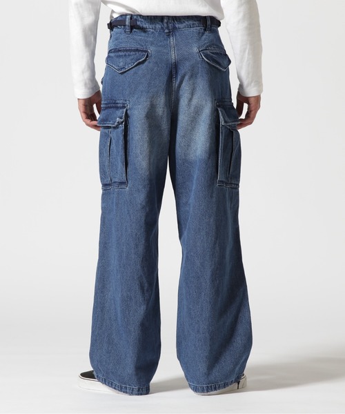 AVIREX(アヴィレックス)の「《WEB&DEPOT限定》M-65 FATIGUE DENIM PANTS / M-65 ファティーグ デニム パンツ / AVIREX / アヴィレックス(デニムパンツ・メンズ・インディゴブルー/ブラック・X-SMALL/MEDIUM/SMALL/XX-LARGE/X-LARGE/LARGE)」の14枚目の写真