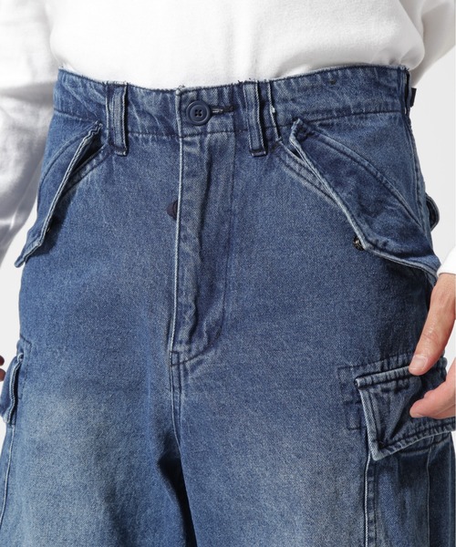 AVIREX(アヴィレックス)の「《WEB&DEPOT限定》M-65 FATIGUE DENIM PANTS / M-65 ファティーグ デニム パンツ / AVIREX / アヴィレックス(デニムパンツ・メンズ・インディゴブルー/ブラック・X-SMALL/MEDIUM/SMALL/XX-LARGE/X-LARGE/LARGE)」の15枚目の写真