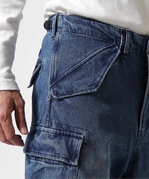 AVIREX(アヴィレックス)の「《WEB&DEPOT限定》M-65 FATIGUE DENIM PANTS / M-65 ファティーグ デニム パンツ / AVIREX / アヴィレックス(デニムパンツ・メンズ・インディゴブルー/ブラック・X-SMALL/MEDIUM/SMALL/XX-LARGE/X-LARGE/LARGE)」の17枚目の写真