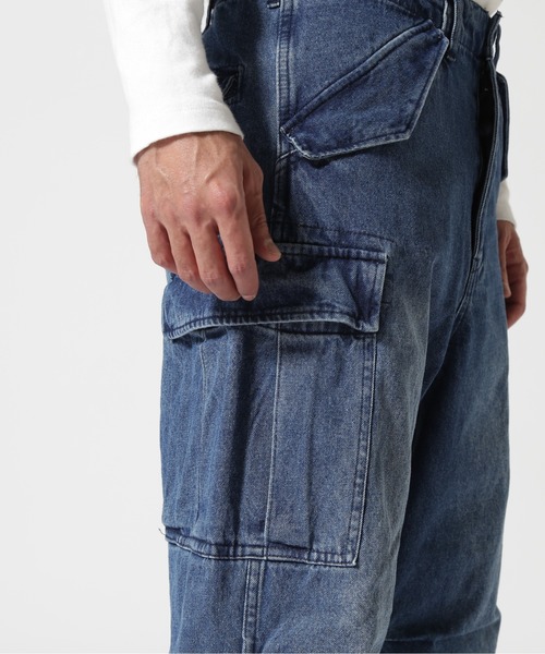 AVIREX(アヴィレックス)の「《WEB&DEPOT限定》M-65 FATIGUE DENIM PANTS / M-65 ファティーグ デニム パンツ / AVIREX / アヴィレックス(デニムパンツ・メンズ・インディゴブルー/ブラック・X-SMALL/MEDIUM/SMALL/XX-LARGE/X-LARGE/LARGE)」の18枚目の写真
