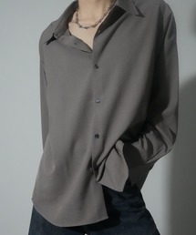 hard twist long sleeve regular collar shirt/ハードツイスト長袖レギュラーカラーシャツ(速乾 UV イージーケア)《ほりさん』コラボ》