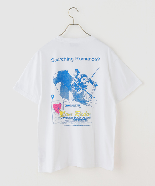 Carne Bollente(カルネボレンテ)の「Carne Bollente / カルネボレンテ Searching Romance?(Tシャツ/カットソー・レディース・ホワイト・SMALL)」の10枚目の写真