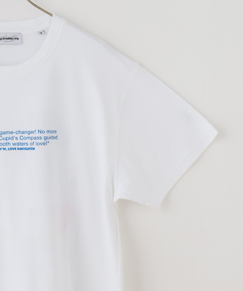 Carne Bollente(カルネボレンテ)の「Carne Bollente / カルネボレンテ Searching Romance?(Tシャツ/カットソー・レディース・ホワイト・SMALL)」の9枚目の写真