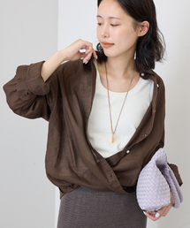 カシュクール」に該当するトップス（ブラウン/茶色系）ファッション