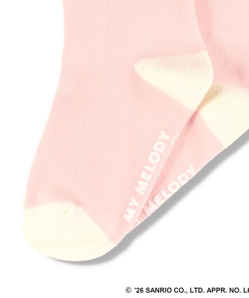 BRANSHES(ブランシェス)の「【サンリオキャラクターズ】ワンポイント刺しゅうチュールフリルソックス(ソックス/靴下・キッズ・ラベンダー/ピンク・M/L/16-18㎝/19-21㎝)」の8枚目の写真