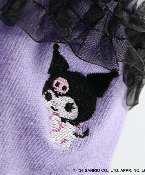 BRANSHES(ブランシェス)の「【サンリオキャラクターズ】ワンポイント刺しゅうチュールフリルソックス(ソックス/靴下・キッズ・ラベンダー/ピンク・M/L/16-18㎝/19-21㎝)」の13枚目の写真