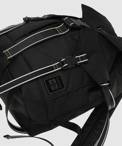 GANNI(ガニー)の「Re-Tech Sport Nylon Backpack(バックパック/リュック・レディース・ブラック・ONE SIZE)」の5枚目の写真