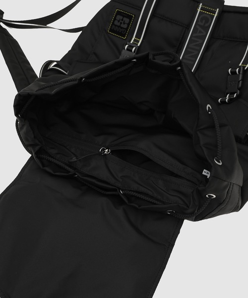 GANNI(ガニー)の「Re-Tech Sport Nylon Backpack(バックパック/リュック・レディース・ブラック・ONE SIZE)」の7枚目の写真