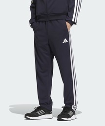 スリーストライプス レギュラーフィット ダブルニット オープンヘム トラックパンツ / ジャージ / アディダス adidas