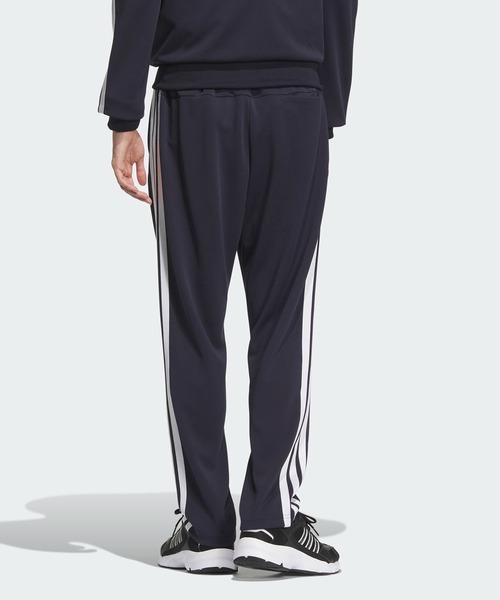 adidas(アディダス)の「スリーストライプス レギュラーフィット ダブルニット オープンヘム トラックパンツ / ジャージ / アディダス adidas(スウェットパンツ・メンズ・ダークブルー・XX-LARGE/3XL/LARGE/MEDIUM/SMALL/X-LARGE/X-SMALL)」の2枚目の写真