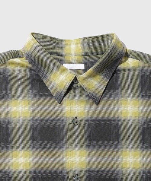 KANEMASA PHIL.(カネマサフィル)の「《別注》【KANEMASA PHIL. / カネマサ フィル】28G Ombre Check Modest Shirt(シャツ/ブラウス・メンズ・ブルー系その他4/ブラック・M/L)」の10枚目の写真