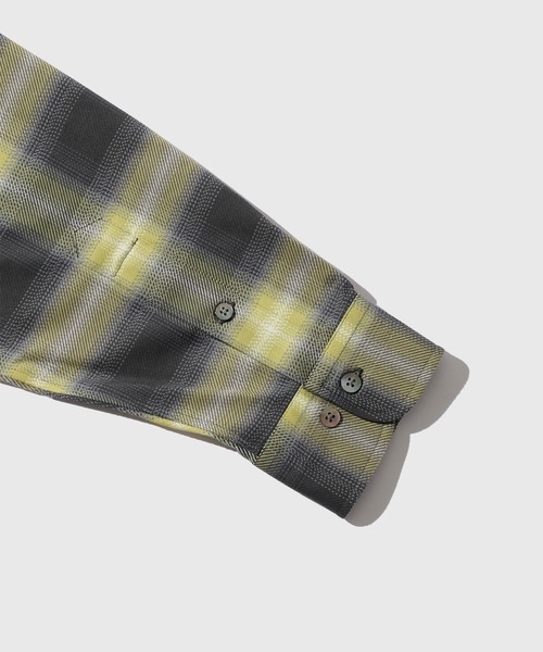 KANEMASA PHIL.(カネマサフィル)の「《別注》【KANEMASA PHIL. / カネマサ フィル】28G Ombre Check Modest Shirt(シャツ/ブラウス・メンズ・ブルー系その他4/ブラック・M/L)」の19枚目の写真