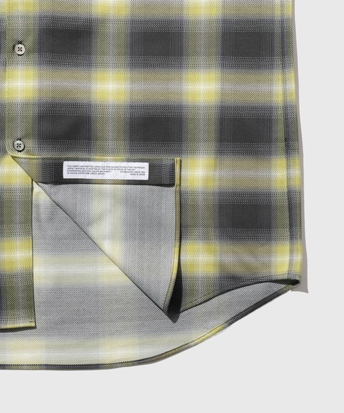 KANEMASA PHIL.(カネマサフィル)の「《別注》【KANEMASA PHIL. / カネマサ フィル】28G Ombre Check Modest Shirt(シャツ/ブラウス・メンズ・ブルー系その他4/ブラック・M/L)」の21枚目の写真