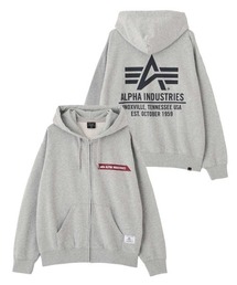 Alpha Industries（アルファインダストリーズ）の「【日本限定】Alpha Industries アルファ インダストリーズ ALPHA RED RIBBON ZIP HOODIE レッドリボン ジップフーディ（パーカー）」