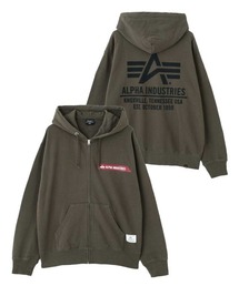 Alpha Industries（アルファインダストリーズ）の「【日本限定】Alpha Industries アルファ インダストリーズ ALPHA RED RIBBON ZIP HOODIE レッドリボン ジップフーディ（パーカー）」