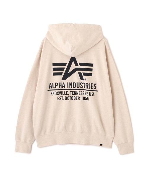 Alpha Industries（アルファインダストリーズ）の「【日本限定】Alpha Industries/アルファ インダストリーズ/ALPHA RED RIBBON ZIP HOODIE/レッドリボン ジップフーディ（パーカー・メンズ・ブラック/ネイビー/グレー/オリーブ/オートミール・S/M/L/2XL/XL）」の15枚目の写真