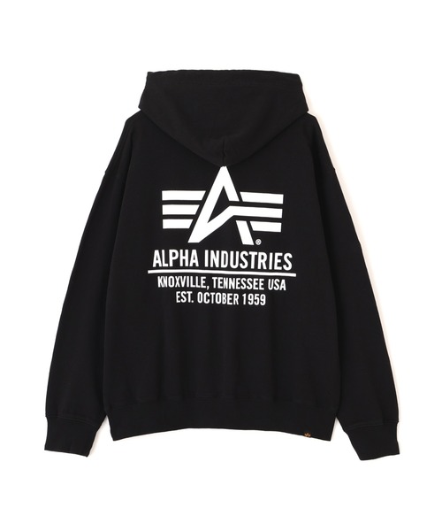 Alpha Industries（アルファインダストリーズ）の「【日本限定】Alpha Industries/アルファ インダストリーズ/ALPHA RED RIBBON ZIP HOODIE/レッドリボン ジップフーディ（パーカー・メンズ・ブラック/ネイビー/グレー/オリーブ/オートミール・S/M/L/2XL/XL）」の17枚目の写真