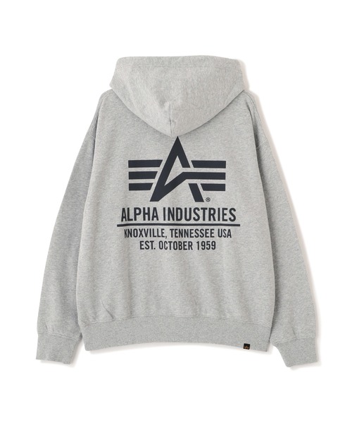 Alpha Industries（アルファインダストリーズ）の「【日本限定】Alpha Industries/アルファ インダストリーズ/ALPHA RED RIBBON ZIP HOODIE/レッドリボン ジップフーディ（パーカー・メンズ・ブラック/ネイビー/グレー/オリーブ/オートミール・S/M/L/2XL/XL）」の19枚目の写真