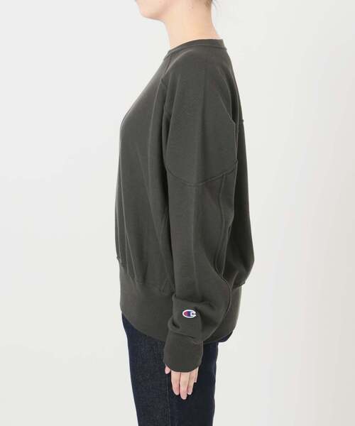 Champion(チャンピオン)の「Champion/チャンピオン SLOBE別注 ラグランスウェット(スウェット・レディース・ブラック/ライトグレー/ブラウン/アイボリー・FREE)」の12枚目の写真