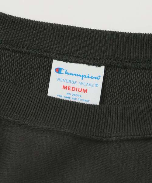 Champion(チャンピオン)の「Champion/チャンピオン SLOBE別注 ラグランスウェット(スウェット・レディース・ブラック/ライトグレー/ブラウン/アイボリー・FREE)」の18枚目の写真
