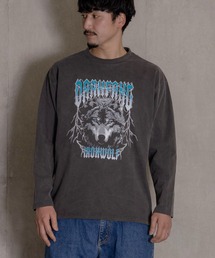 アイアンウルフロック長袖Tシャツ■パパサイズ