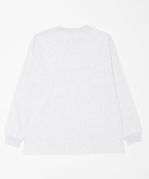 WEGO(ウィゴー)の「∴WEGO/【26年秋冬新作】別注BENDAVISワンポイントT(LS)(Tシャツ/カットソー・メンズ・アッシュグレー/ブラック/ホワイト・LARGE/MEDIUM/SMALL)」の5枚目の写真