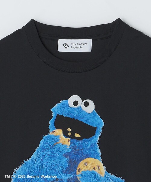 SESAME STREET(セサミストリート)の「【City Ambient Products別注】: SESAME STREET Tシャツ(Tシャツ/カットソー・メンズ・ダークグレー/チャコールグレー/ブラック・MEDIUM/LARGE/X-LARGE)」の4枚目の写真