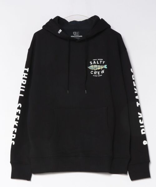 SALTY CREW（ソルティークルー）の「SALTY CREW/ソルティークルー PADDLE TAIL パーカー 76-262（パーカー・メンズ・グレー/ブラック・M/L）」の2枚目の写真