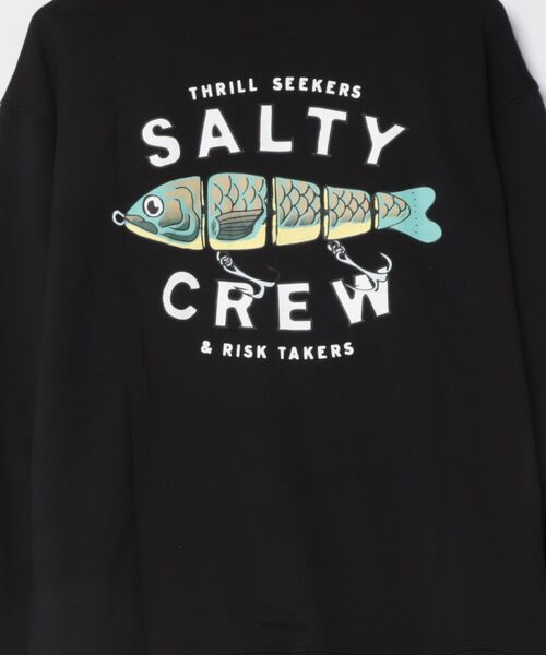 SALTY CREW（ソルティークルー）の「SALTY CREW/ソルティークルー PADDLE TAIL パーカー 76-262（パーカー・メンズ・グレー/ブラック・M/L）」の5枚目の写真