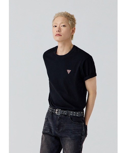 Guess(ゲス)の「UNISEX S/Slv Tee Shirt Tシャツ 半袖(Tシャツ/カットソー・メンズ・アイボリー/ブラック/ライトグレー・X-SMALL/SMALL/MEDIUM)」の4枚目の写真