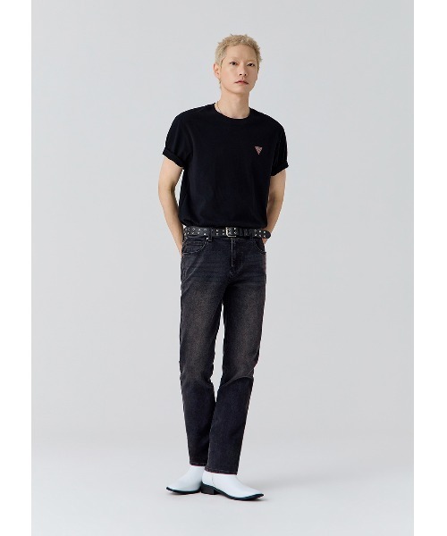 Guess(ゲス)の「UNISEX S/Slv Tee Shirt Tシャツ 半袖(Tシャツ/カットソー・メンズ・アイボリー/ブラック/ライトグレー・X-SMALL/SMALL/MEDIUM)」の5枚目の写真