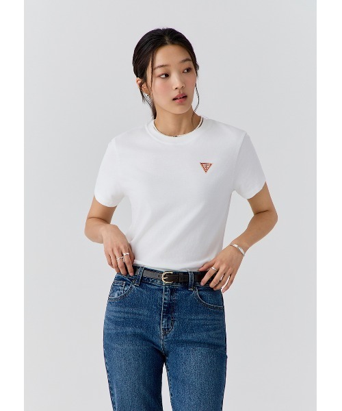 Guess(ゲス)の「UNISEX S/Slv Tee Shirt Tシャツ 半袖(Tシャツ/カットソー・メンズ・アイボリー/ブラック/ライトグレー・X-SMALL/SMALL/MEDIUM)」の12枚目の写真