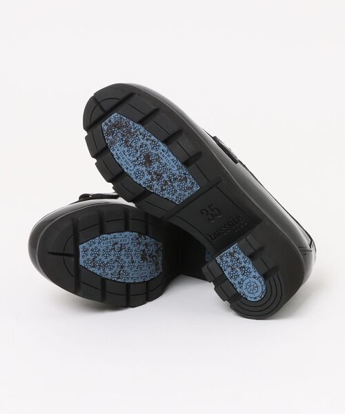 Bussola(ブソラ)の「【bussola】<撥水加工>ヒールアップビットローファー(B65404)(ローファー・レディース・ブラック・38/37/36/35)」の3枚目の写真