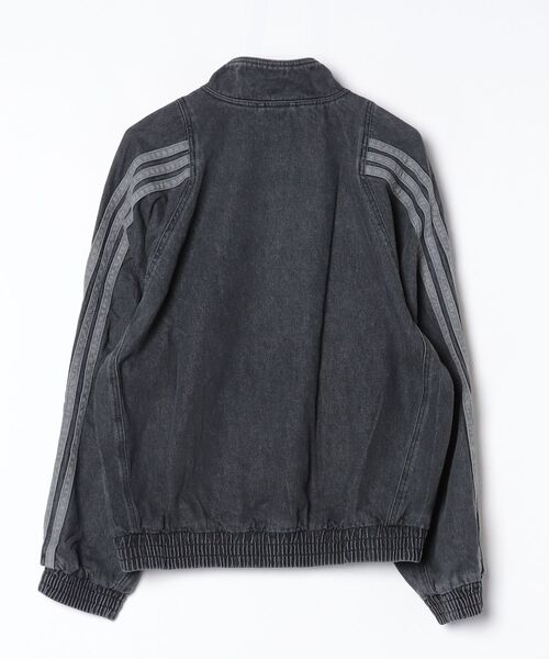 adidas（アディダス）の「アディダス adidas スタジアム ルーズフィット デニム トラックジャケット（デニムジャケット・メンズ・ブルー/ブラック/ブルー系その他・S/M/L/LL/3L）」の7枚目の写真