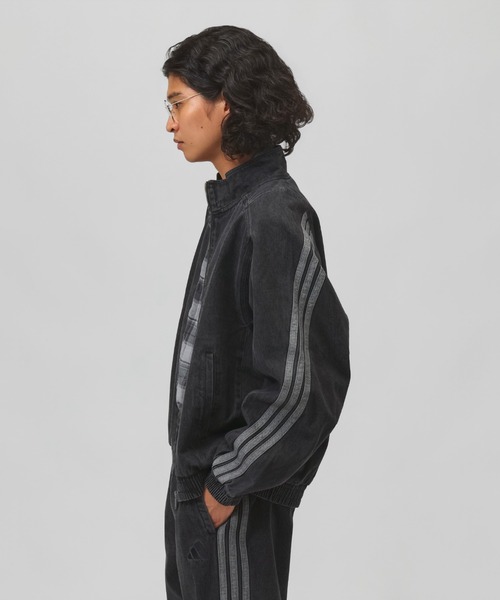 adidas（アディダス）の「アディダス adidas スタジアム ルーズフィット デニム トラックジャケット（デニムジャケット・メンズ・ブルー/ブラック/ブルー系その他・S/M/L/LL/3L）」の17枚目の写真