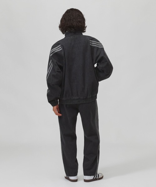 adidas（アディダス）の「アディダス adidas スタジアム ルーズフィット デニム トラックジャケット（デニムジャケット・メンズ・ブルー/ブラック/ブルー系その他・S/M/L/LL/3L）」の21枚目の写真