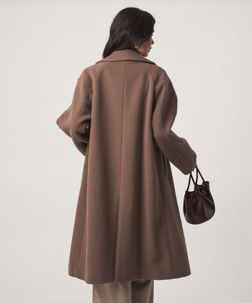 green label relaxing(グリーンレーベルリラクシング)の「CANGIOLI ステンカラー コート(ステンカラーコート・レディース・ネイビー/モカ・36/38/40)」の7枚目の写真