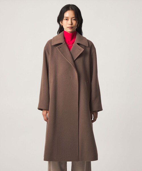 green label relaxing(グリーンレーベルリラクシング)の「CANGIOLI ステンカラー コート(ステンカラーコート・レディース・ネイビー/モカ・36/38/40)」の21枚目の写真