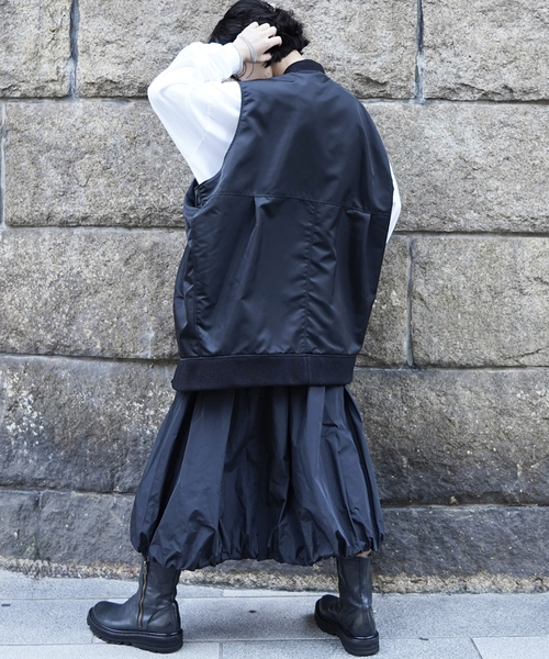 JOURNAL STANDARD LUXE(ジャーナルスタンダード ラックス)の「T's TAFFETA BALLOON SK(スカート・レディース・ベージュ/ブラック・FREE)」の8枚目の写真