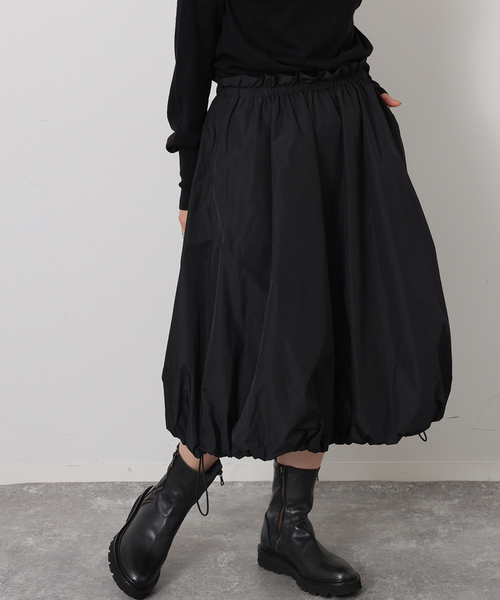 JOURNAL STANDARD LUXE(ジャーナルスタンダード ラックス)の「T's TAFFETA BALLOON SK(スカート・レディース・ベージュ/ブラック・FREE)」の10枚目の写真